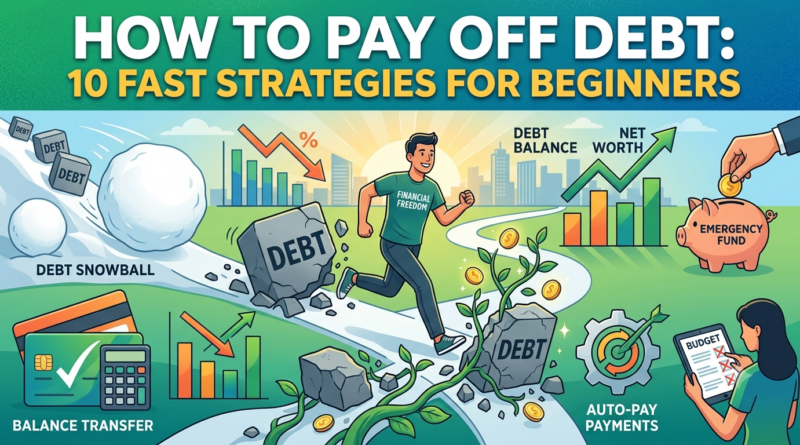 How to Pay Off Debt: 10 Fast Strategies for Beginners