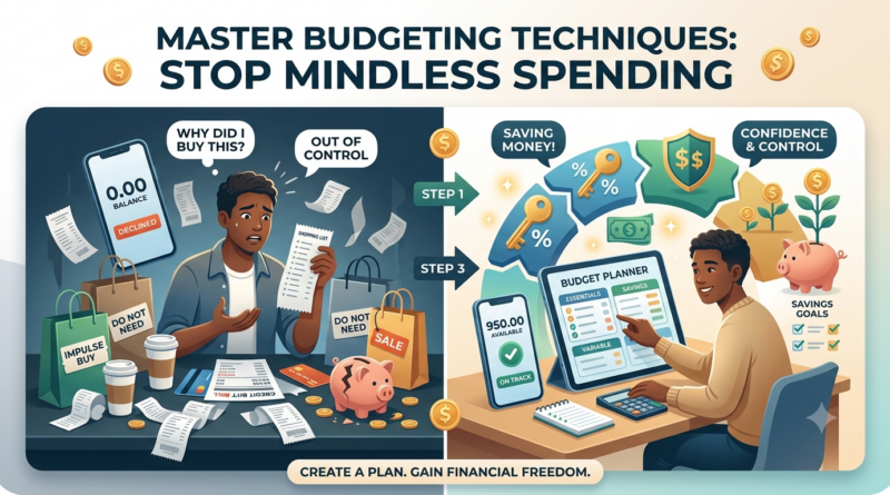 Master Budgeting Techniques: Stop Mindless Spending