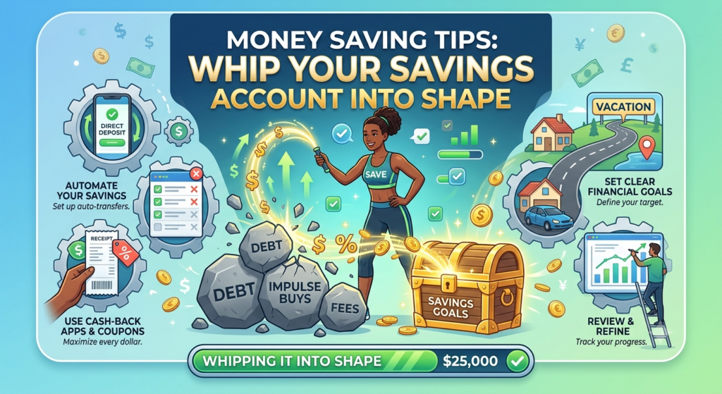 Money Saving Tips: Whip Your Savings Account Into Shape