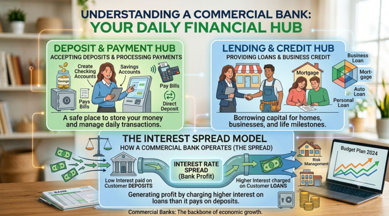 What is a commercial bank
