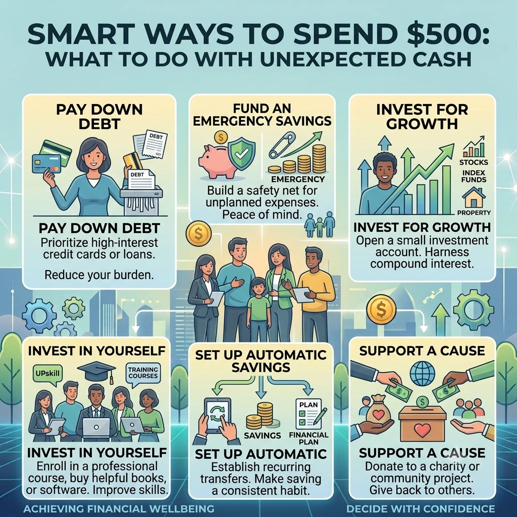 Smart Ways to Spend $500: What to Do with Unexpected Cash