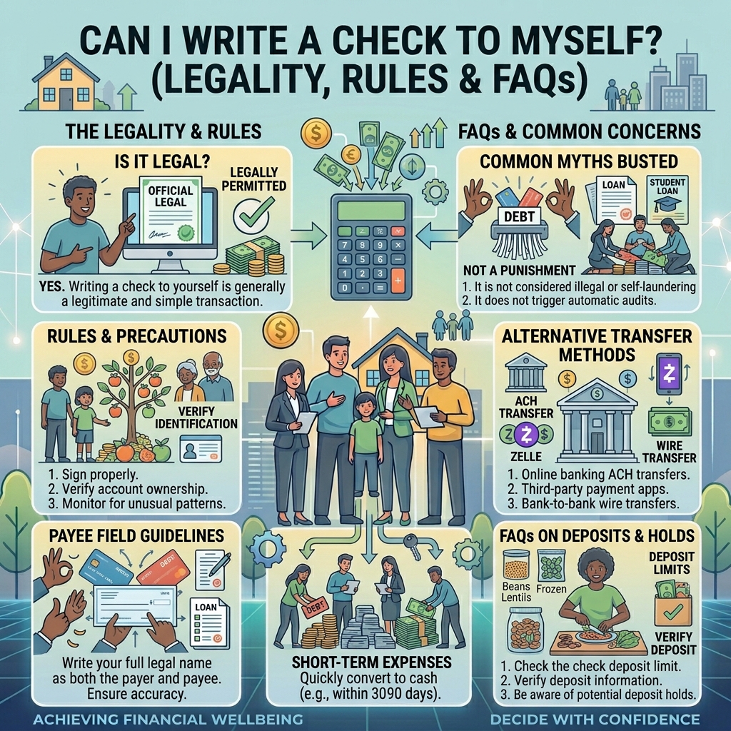 Can I Write a Check to Myself