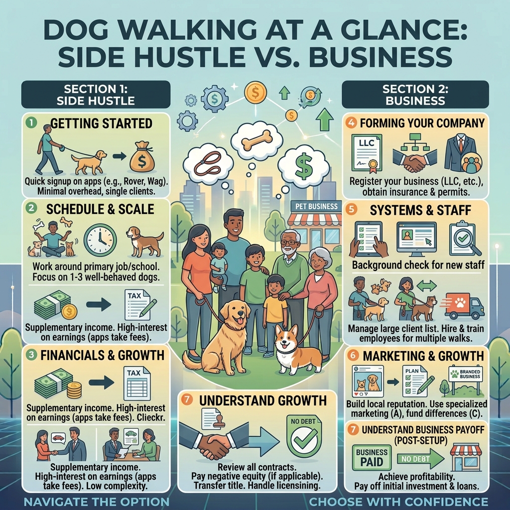 Dog Walking at a Glance
