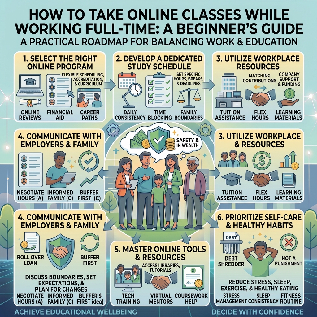 How to Take Online Classes While Working Full-Time: A Beginner’s Guide