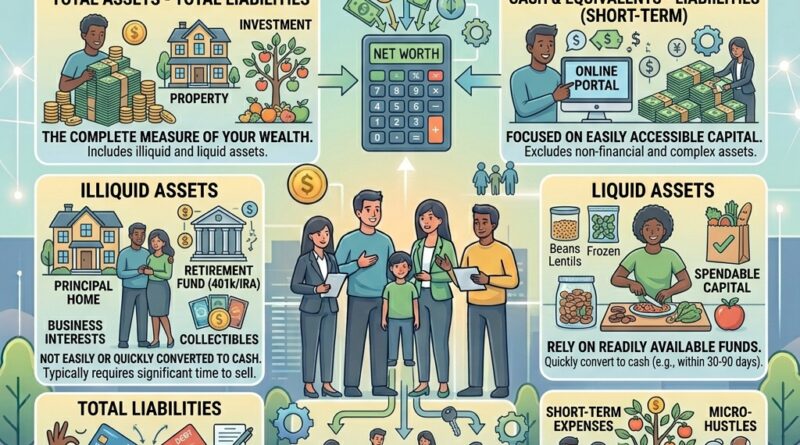 The Difference Between Net Worth And Liquid Net Worth